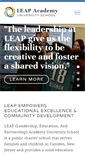 Mobile Screenshot of leapacademycharter.org