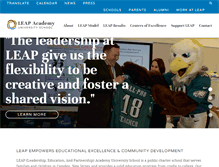 Tablet Screenshot of leapacademycharter.org